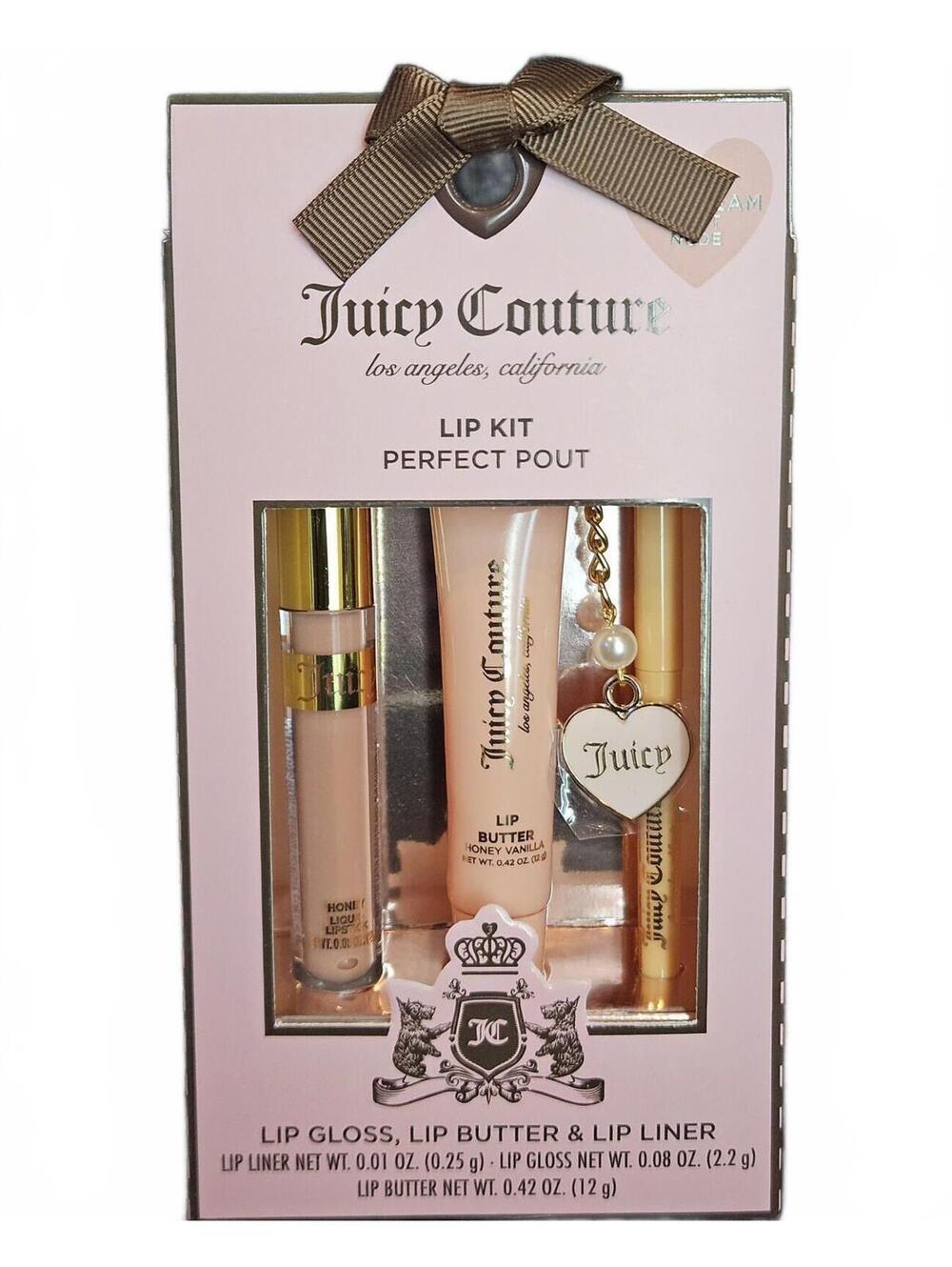 Juicy Couture Perfect Pout Lip Kit Daydream Nude 3 piece set NIB - Picture 1 of 6